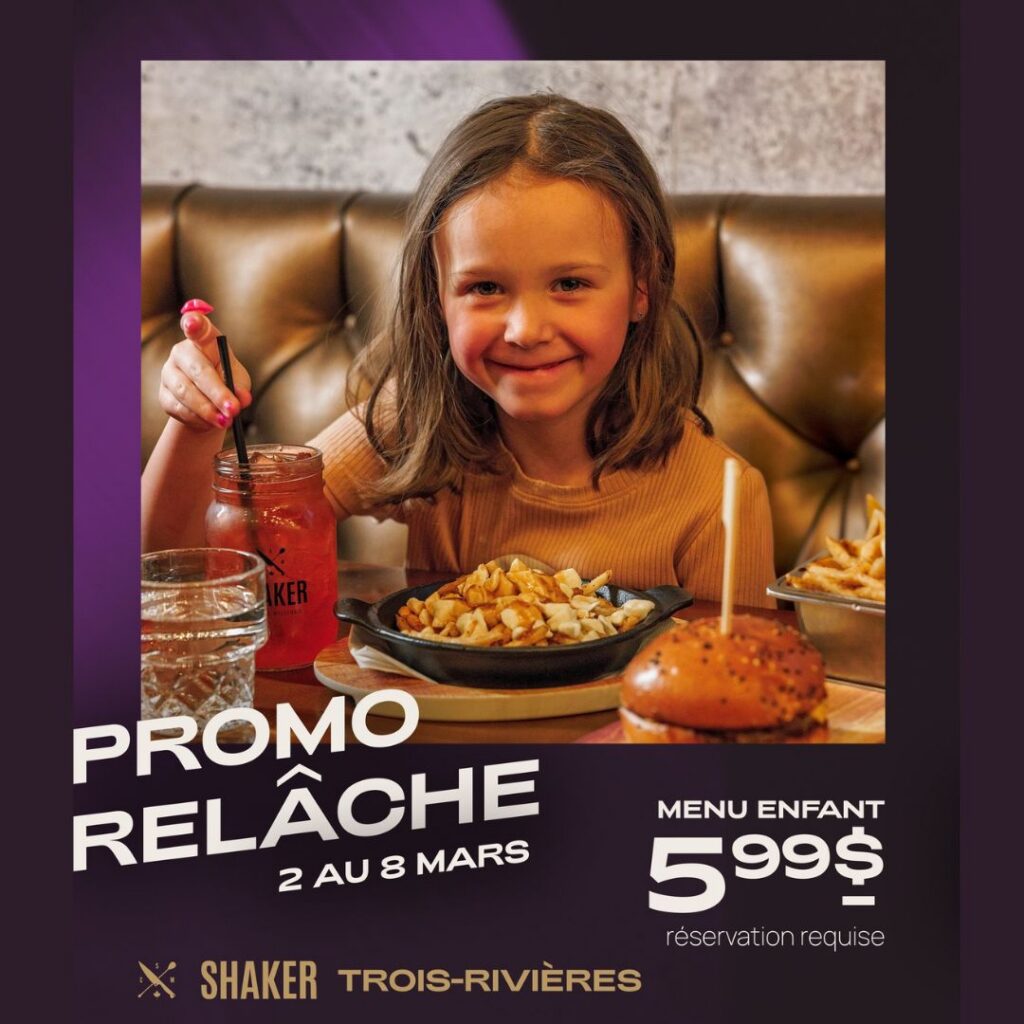 Promo relâche à 5,99$!